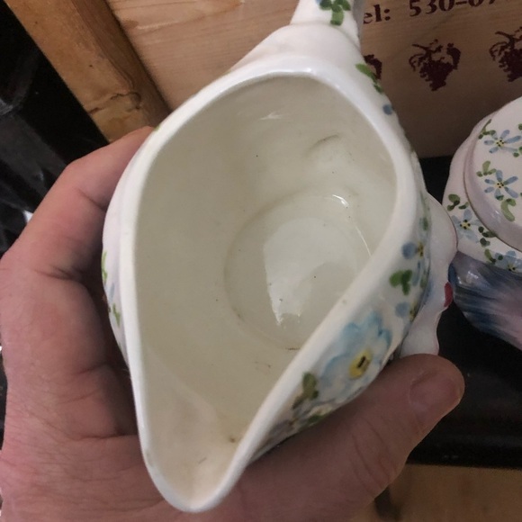 Vintage Lefton Miss Paris’s cream and sugar bowl- made in Japan- 1950’s. - Picture 9 of 14